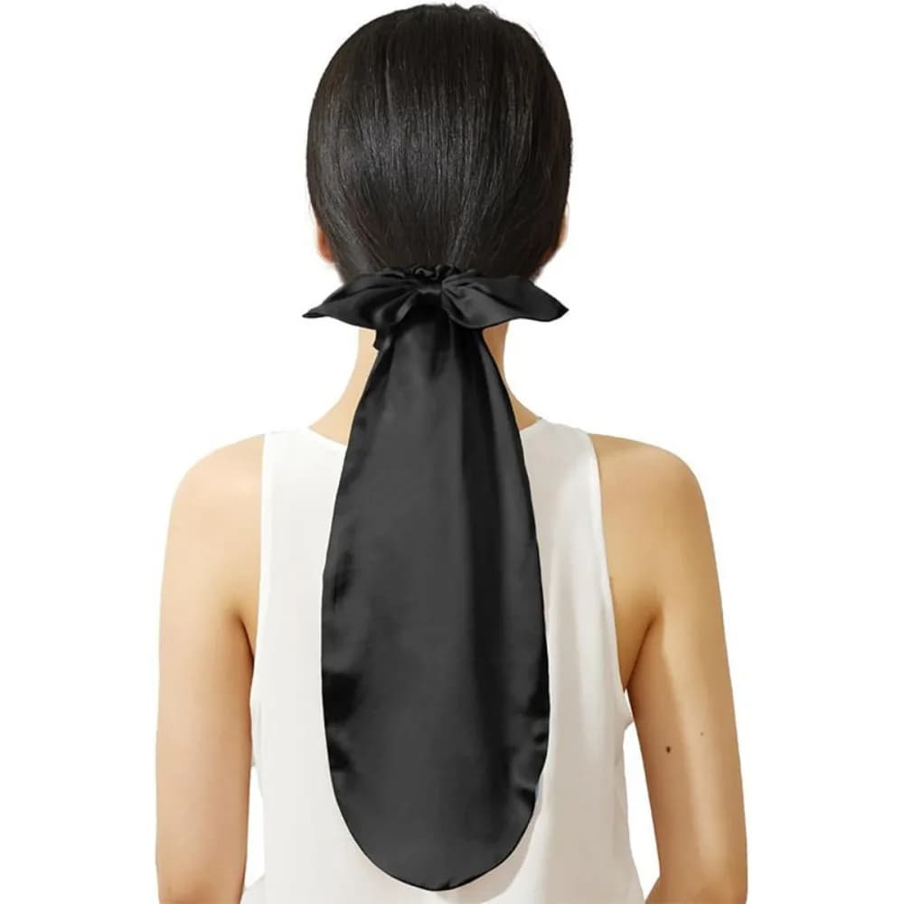 Set di 1 Cuffia da Notte Grande per Donne, Fascia Elastica per Capelli, Cuffia in Raso Setoso per Capelli Lunghi, Protezione per Capelli, Cappello da Notte Reversibile per Uso Quotidiano
