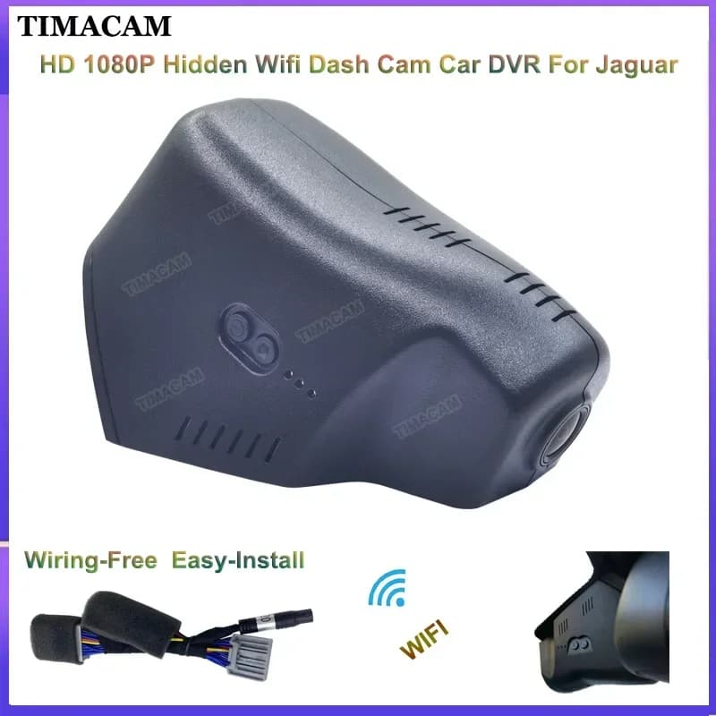 TIMACAM Per Jaguar XE XEL XF XFL X260 F-Pace SVR F-Type 2015-2021 Auto DVR Videoregistratore Full HD 1080P Dash Cam Plug and Play