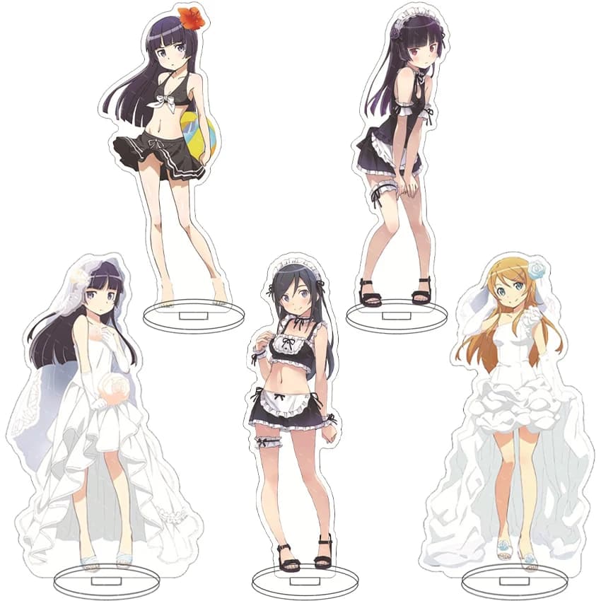 16CM Anime Figure My Little Sister Can't Be This Cute! Oreimo Kosaka kirino Gokou Ruri Cos Acrylic Stand Ornaments Cute Gifts