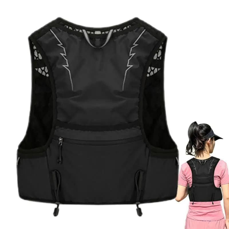 Running water vest racing hydration package running vest racing hydration vest for man woman light vest isolated for man woman