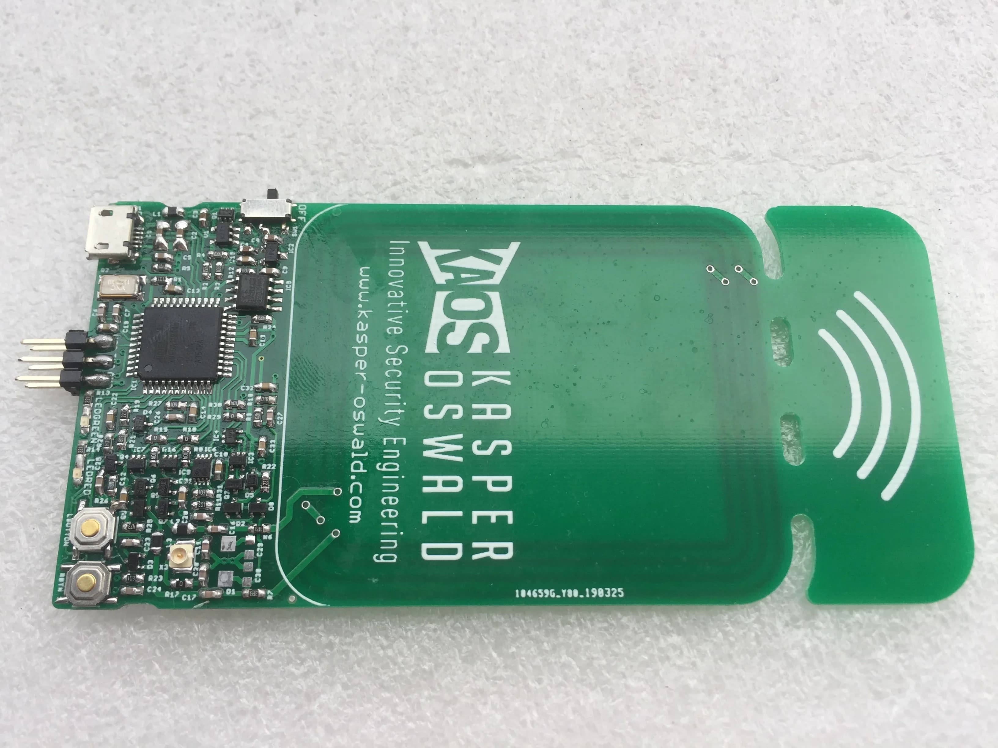 Scheda di sviluppo microcontrollore ChameleonMini RevG AVR Scheda di sviluppo scheda analogica NFC