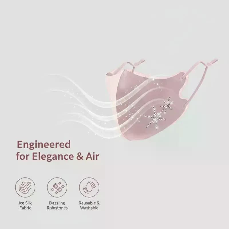 Summer Breathable Ice Silk Mask Anti-UV Traceless Sunscreen Face Veil Four Seasons Dustproof Riding Mask Sunshade Protection
