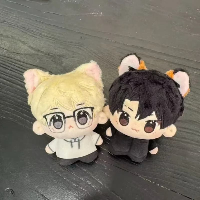 Chen Ze Zhan Hu Plush Keychain 10cm Cotton Doll Pendant Cute Character Soft Stuffed Toy Backpack Ornament Gift Fans Collection