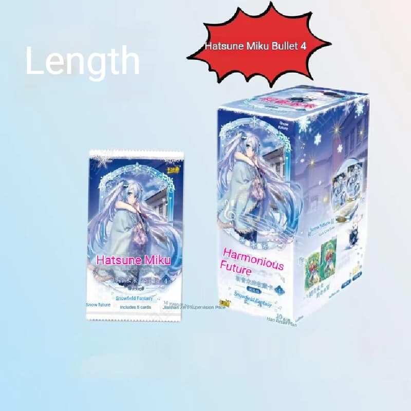Kayou Hatsune Miku Collezione Gioco di carte Carte circostante piccole di quarta generazione Primo vedere il futuro SE Giocattolo da collezione giocabile