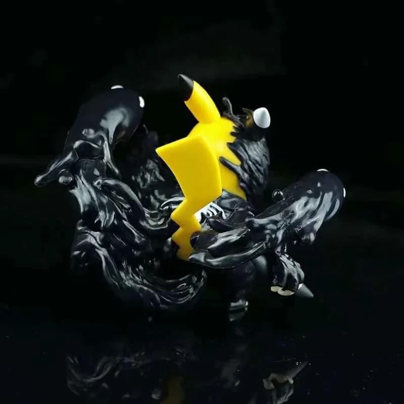 Takara Tomy Pokemon Figures Pikachu Cos Venom Carnage Action Figure in PVC 100mm Pokemon Go Anime Game Figurine Diorama Toys