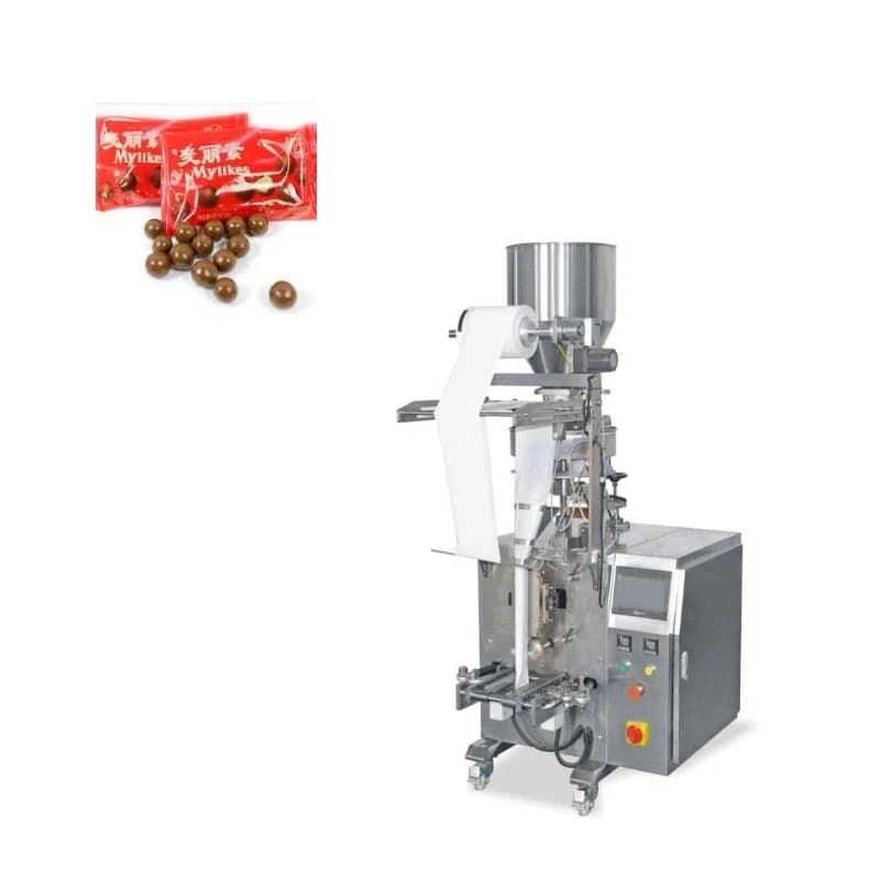 Macchina avvolgitrice verticale per palline di cioccolato verticale con lecca-lecca in plastica per caramelle, tavoletta di latte a prezzo basso