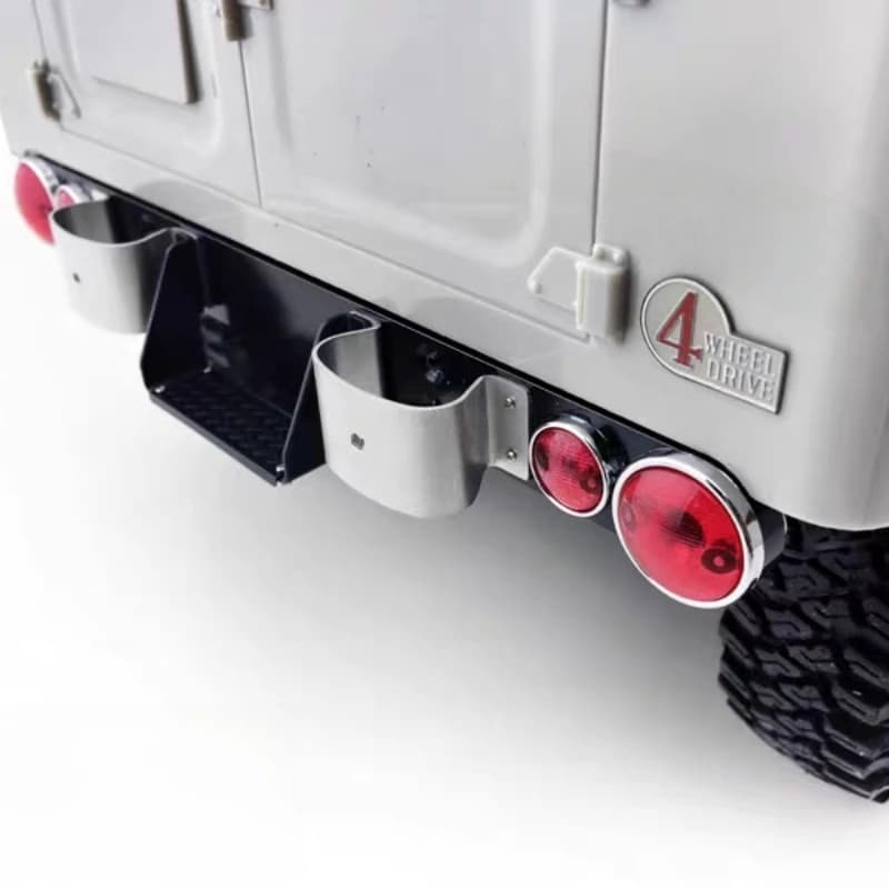 CChand Pedale posteriore in metallo per RC4WD 1/10 Gelande II Cruiser/FJ40 scala 1/10 Rock Crawler Truck RC Auto Parti opzionali