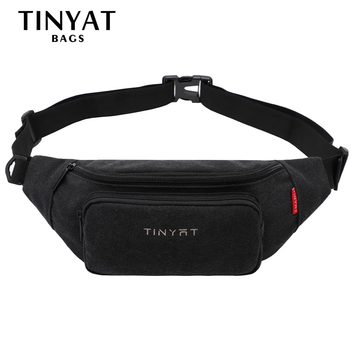 TINYAT marsupio da uomo marsupio Casual da uomo in tela marsupio marsupio da donna marsupio per soldi telefono Banana Bum Hip Bag