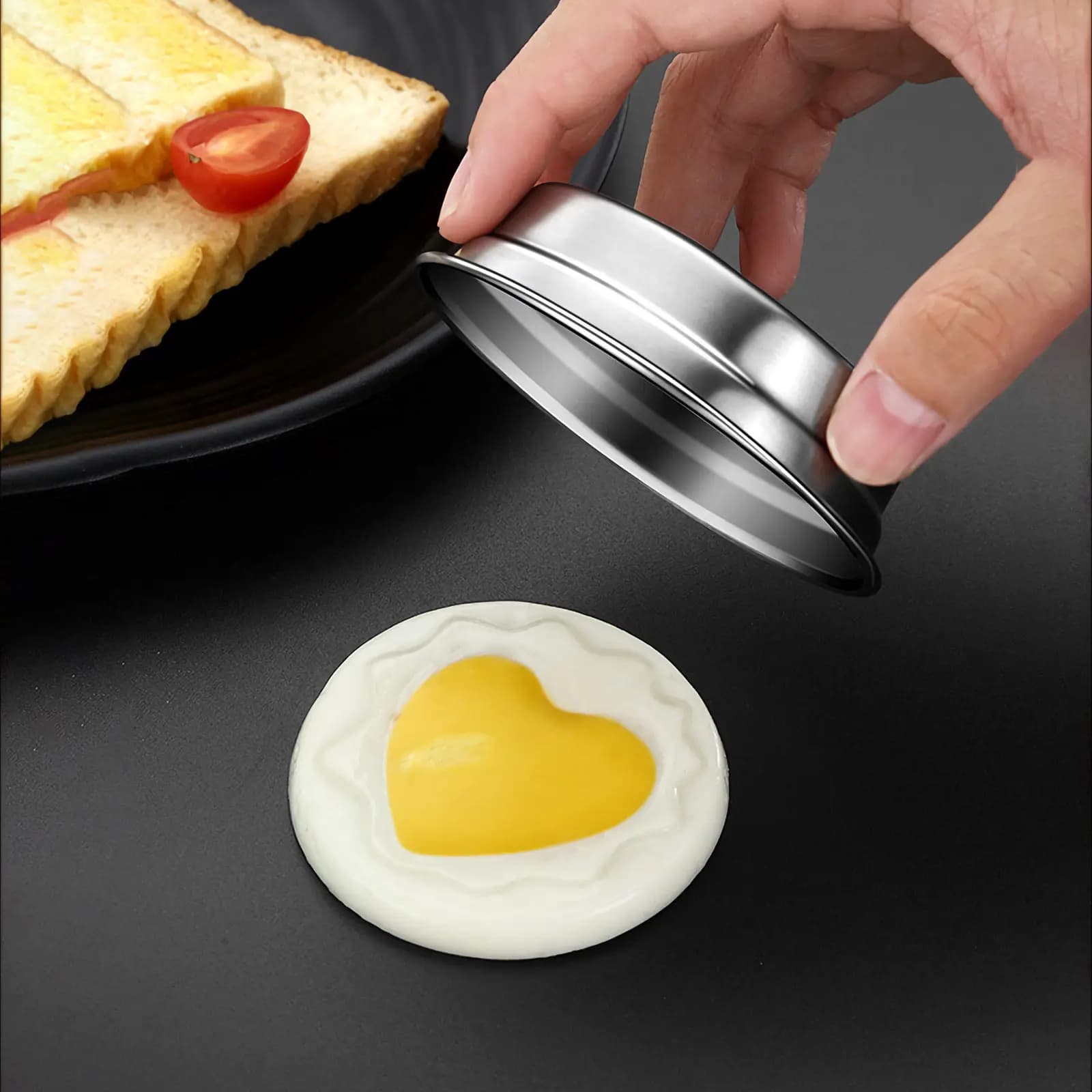 Eggs Steaming Pan Mold Moulds for Breakfast Sandwiches Tart Baking Tray Molds Frying