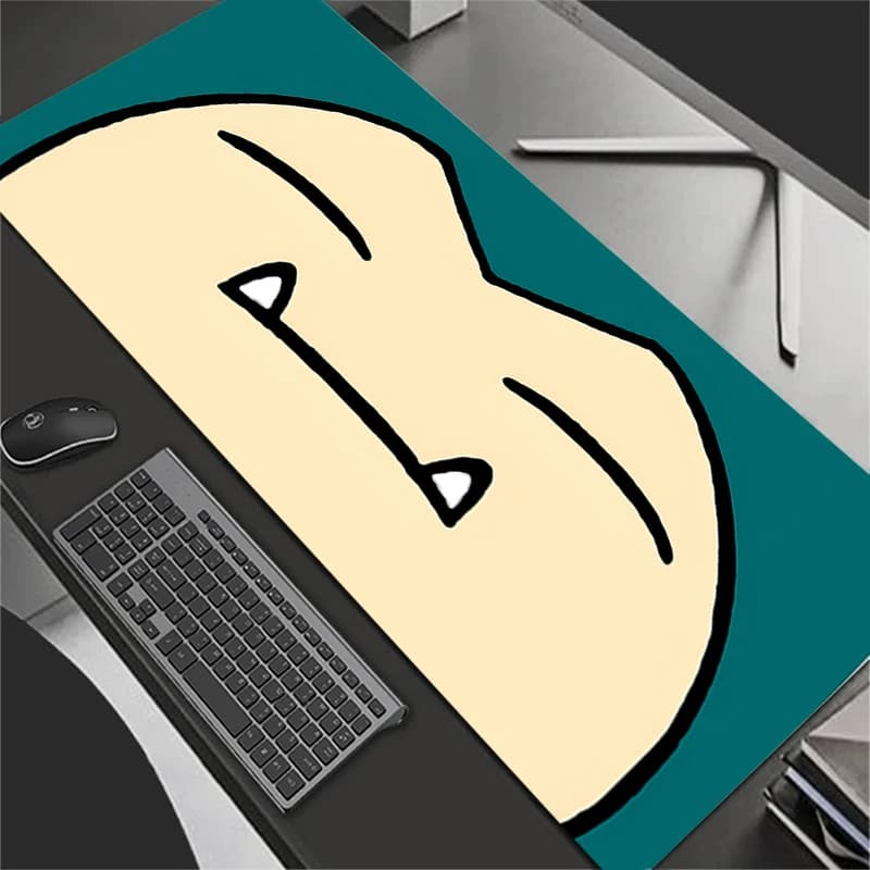 Large Mouse Mat E-sports Smooth Flexible Rubber XXL Gamer PC Laptop Keyboard Kawaii P-Pokemons Snorlax Mosuepad