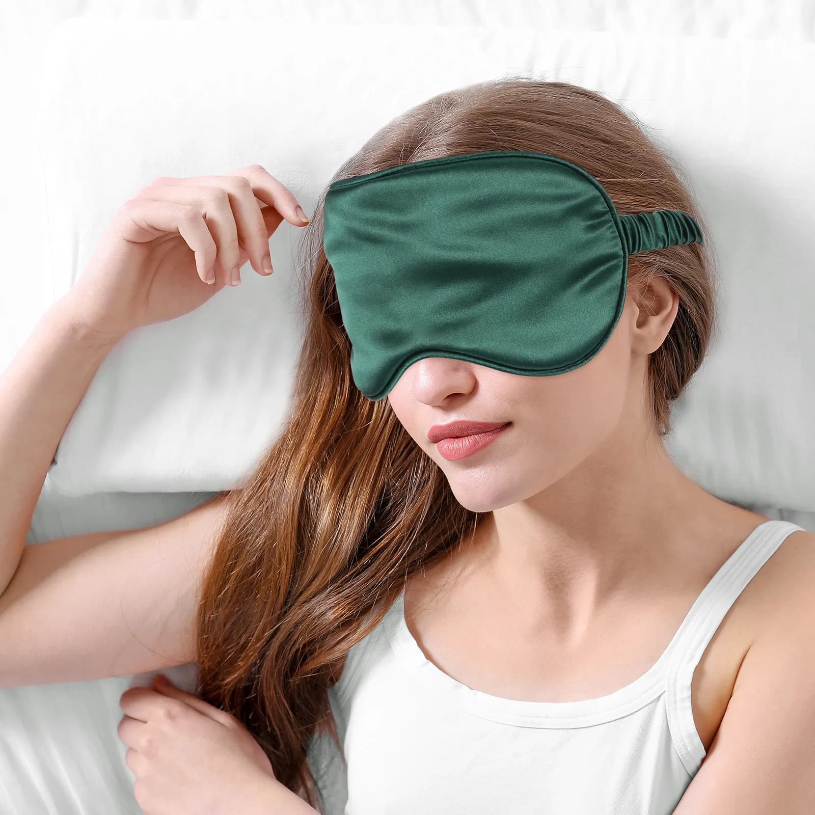 3Pcs Sleep Mask Kit Light Blocking Eye Cover Headband Travel Blindfold Soft Eyeshade Drawstring Bag for Sleeping Rest Relax