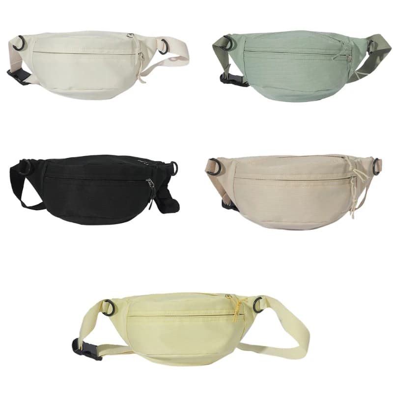Marsupio tracolla con tracolla regolabile marsupio Casual marsupio per soldi per allenamento corsa in
