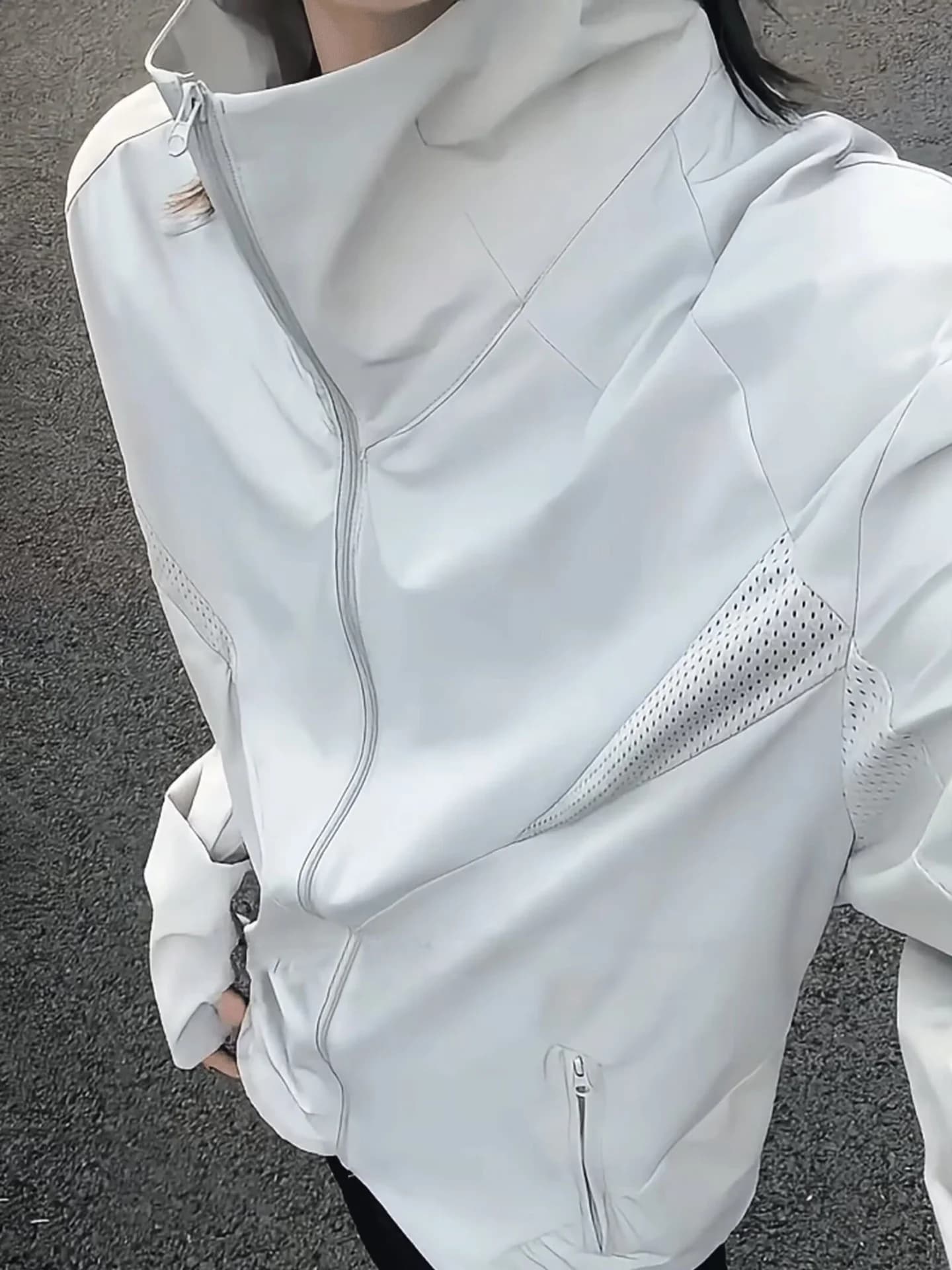 Sun Protection Mesh Breathable Stand Collar Jacket Quick Dry Sports Lightweight Unisex Summer Outerwear Anti UV Coat