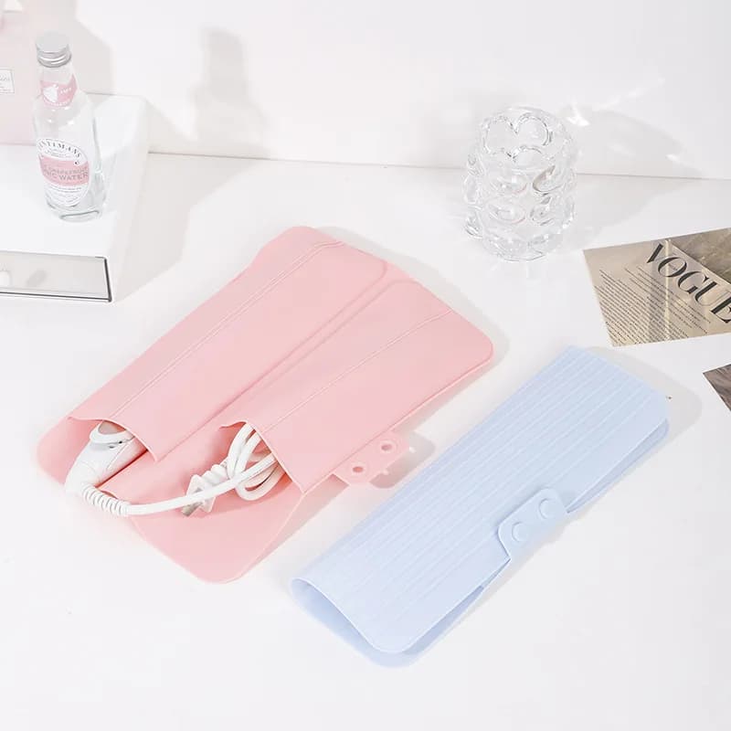 Support for Iron Curly Hair, Silicone Mat Heat Resistant, Hair Plate Case, Hair Warm Hair Tools and Women's Home
