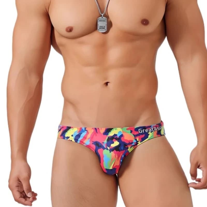 Costume da Bagno Sexy da Uomo, Slip da Nuoto, Bikini, Pantaloncini da Spiaggia, Slip da Bagno Maschile Greatasia, Costume da Bagno per Uomo