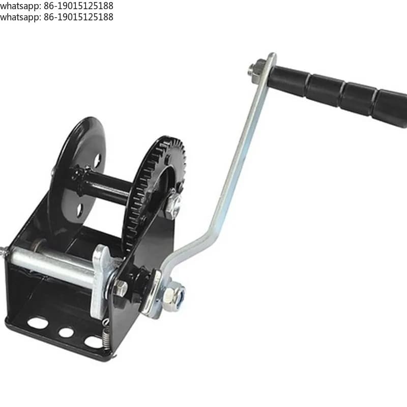 High Quality Manual Marine Wire Rope Worm Gear Winch