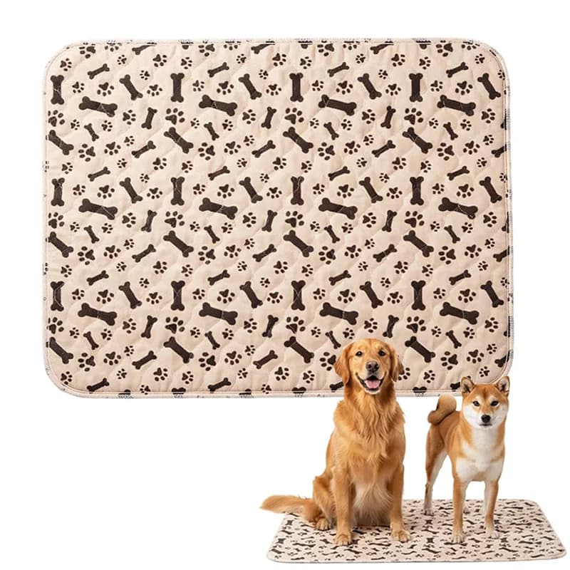 Tappetino Assorbente Riutilizzabile per Cani, Lavabile, per Addestramento Cuccioli, Coprisedile Auto e Cuccia per Animali Domestici
