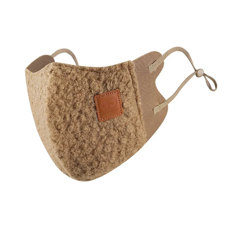 Maschera calda in velluto invernale Viso tridimensionale Piccolo ciclismo di alto valore Protezione antivento per il viso Maschera fredda da viaggio all'aperto