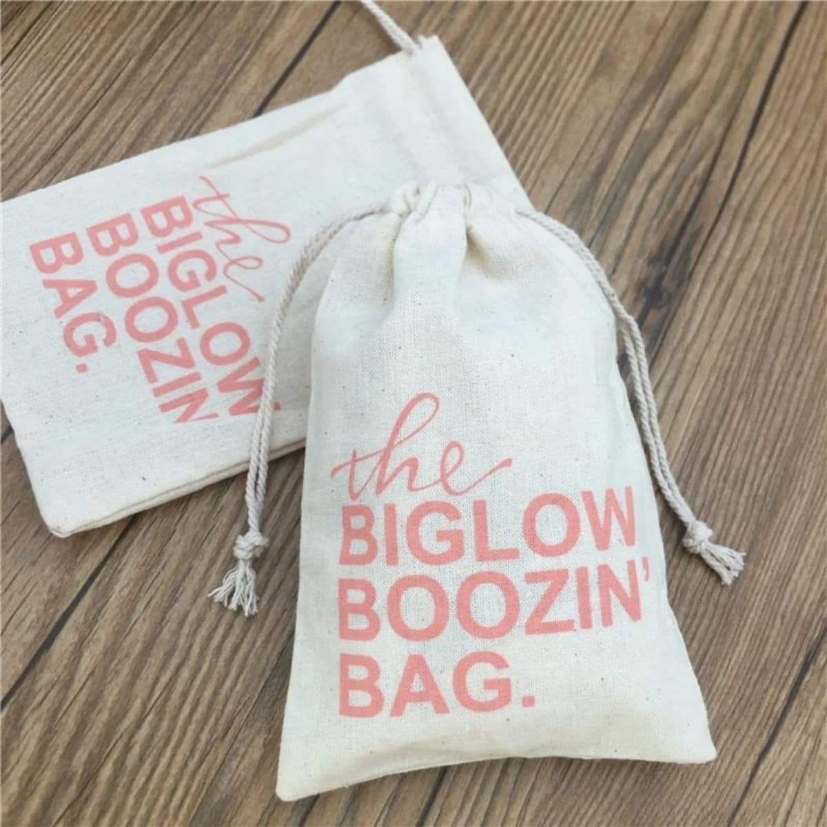 Borsa regalo in mussola con coulisse personalizzata da 24 pezzi Borsa per kit di pronto soccorso in cotone, kit di sopravvivenza per bomboniere Borse per il recupero