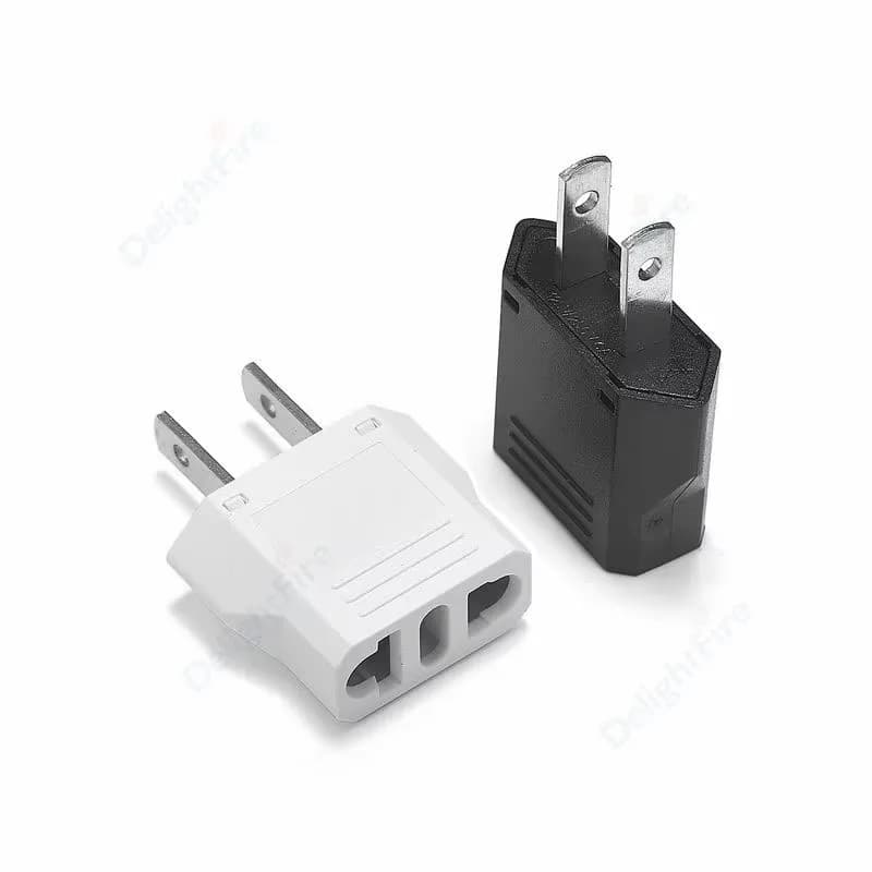 1-50 pz Adattatore spina UE CN AU JP adattatore spina USA a UE adattatore da viaggio elettrico KR euro spina convertitore prese di corrente presa CA