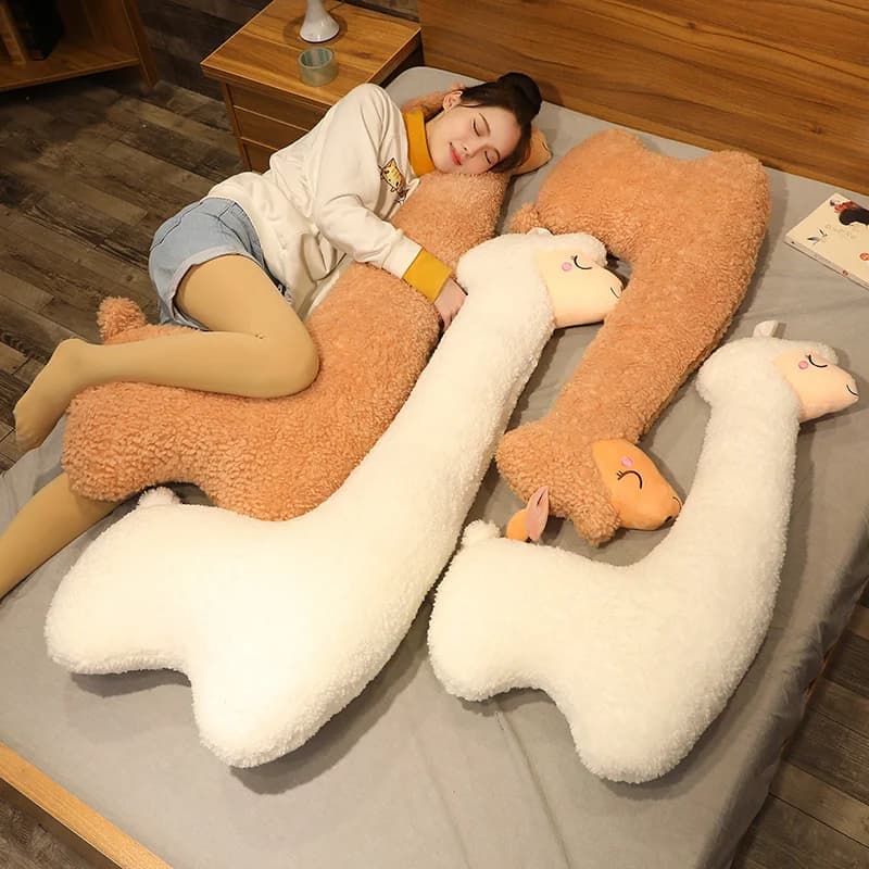 Grande romantico guarigione Alpaca animale peluche simulazione Alpaca farcito giocattolo ragazza regalo giocattolo per bambini divano cuscino cuscino Decor