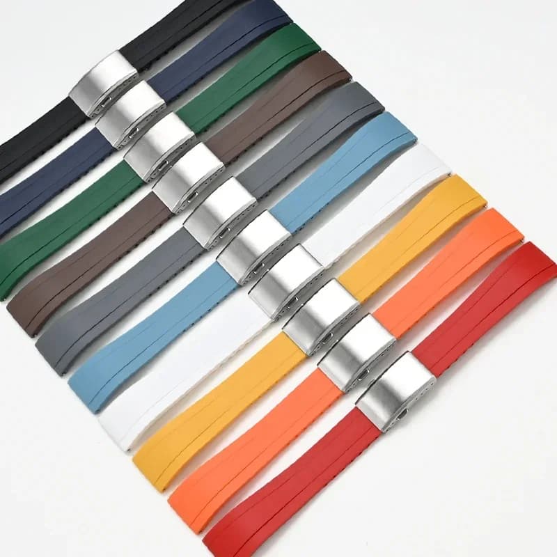 CTS bracelet from 20mm 22mm for Rolex Water Ghost for Omega universal silicone strap sports dive strap cut to size