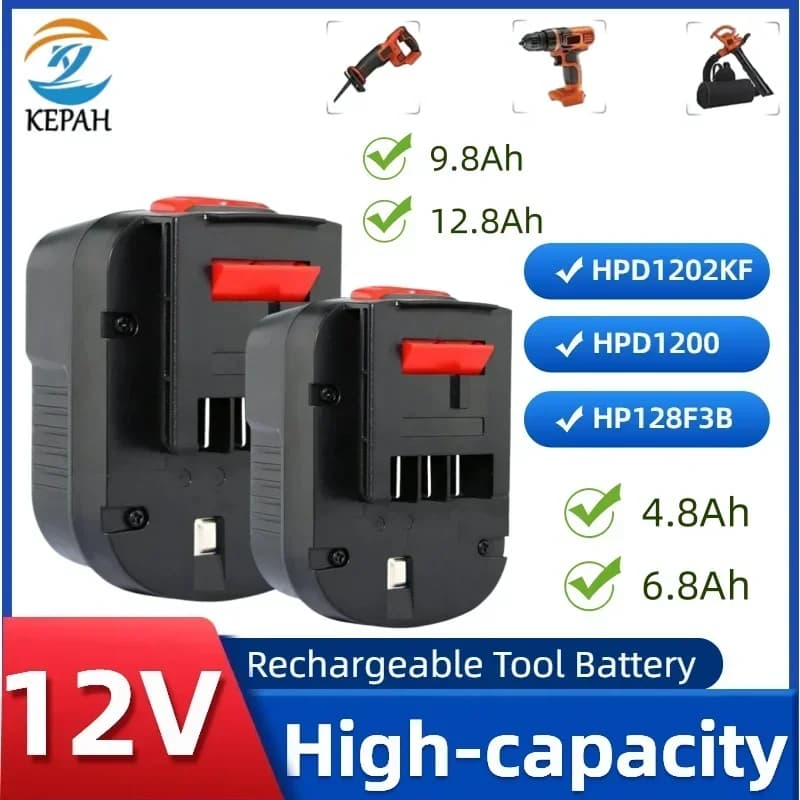 4800/6800/9800/12800mAh 12V Per Utensili Da Trapano Ni-MH Batteria A12 A12EX FSB12 FS120B A1712 HP HP12 Batteria Ricaricabile