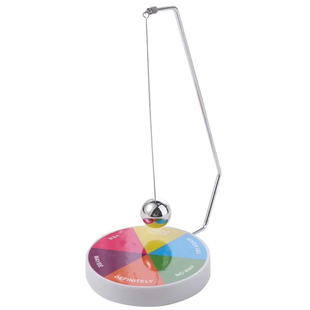 Selettore a pendolo Creatore di decisioni magnetiche Decorazione Regalo Decorazioni per la casa Palla di decisione fortunata Divertente scrivania dinamica divertente