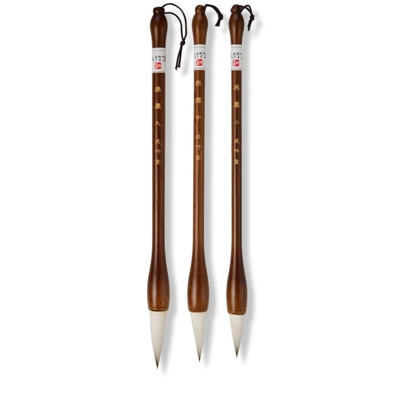 Special Peony Painting Brush Garlic Bulb Calligraphy Brush Set Chinese Painting Peony Flower Bird Landscapes Brush Art Supplies