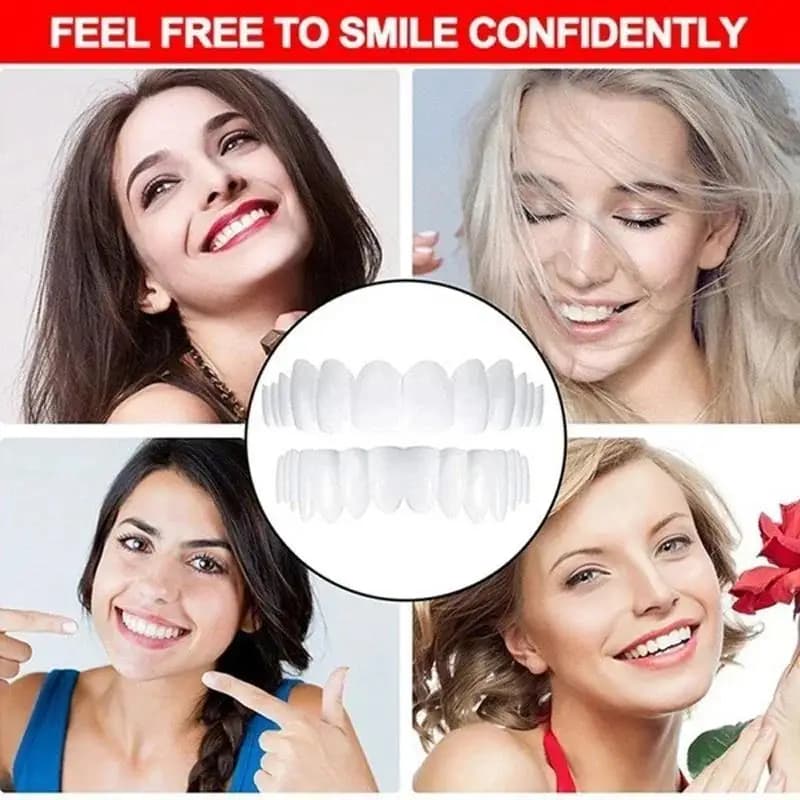 Last Reusable Dental Faces Comfort Fit, Temporary Protective, Orthodontic Apparatus, Whitening Cover for an Istantaneo Smile ck848