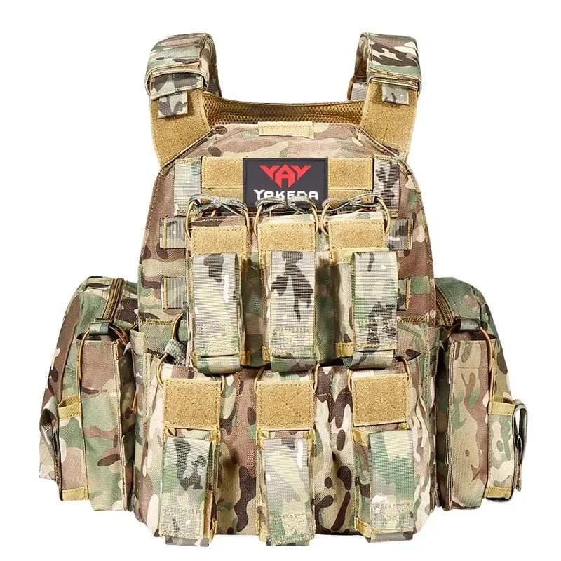 Lightweight Tactical vest for Training and Hunting, Chaleco Tactico MOLLE JPC with Multiple Pockets