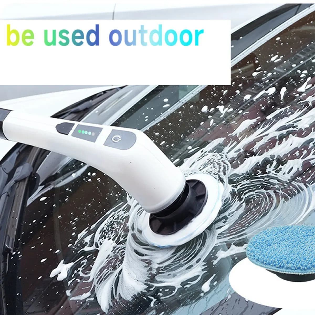 Scrubber senza fili per uso domestico Gadget da cucina Spazzole per capelli Scopa da bagno Lavapavimenti per WC Spazzola per pulizia elettrica multiuso