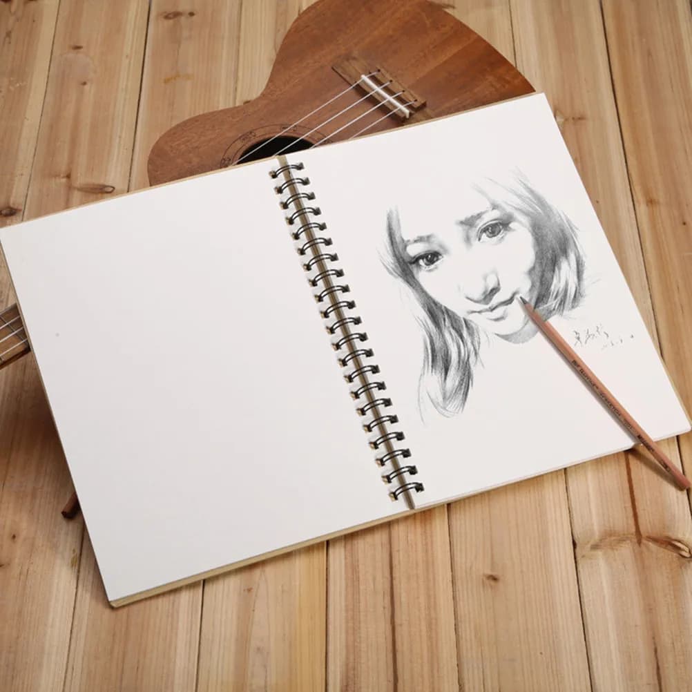 2Pcs Creative Sketch Book Premium Drawing Paper Art Sketchbook for Students Artists Portable Painting Notebook Blank Pages