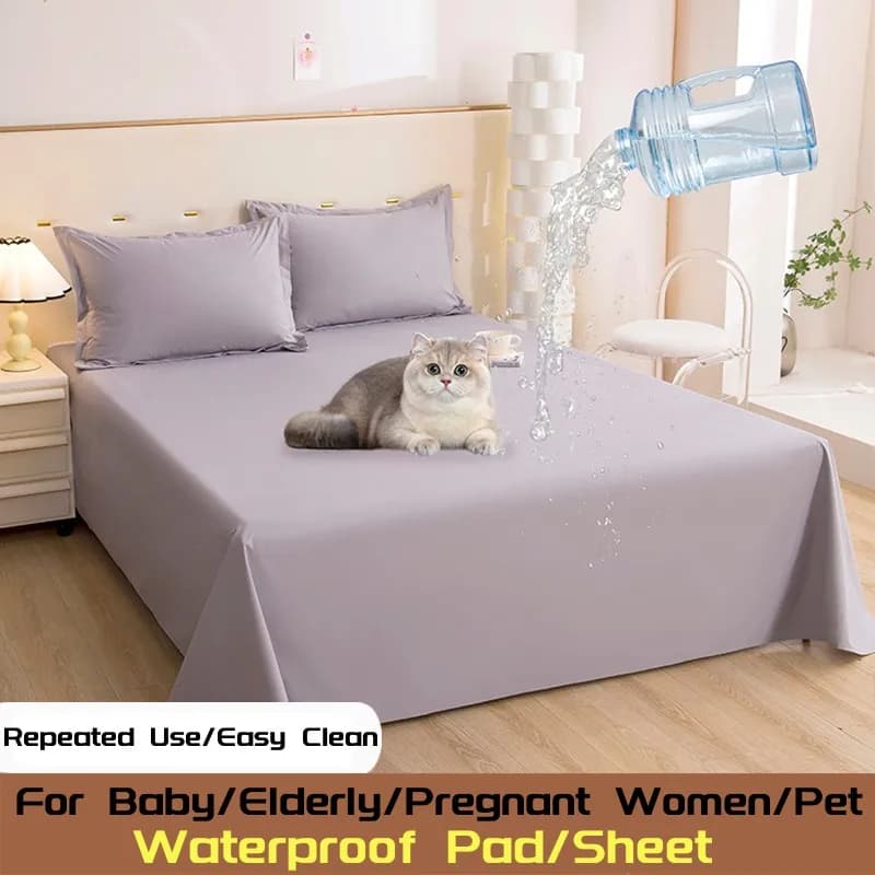 Cuscinetti per incontinenza impermeabili Assorbenti lavabili 6 dimensioni disponibili Protezione per bagnare il letto 70x110/110x150/230x250 cm