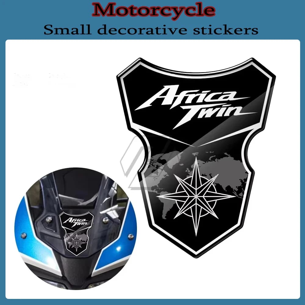 Stiicker per carenatura parafango anteriore moto in resina 3D per Honda CRF1000L Africa Twin 2016-2019