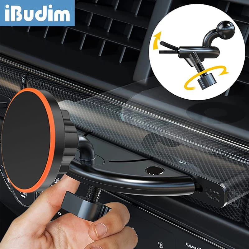 Magnetic Car Phone Holder for CD Slot N52 Strong Magnet Car CD Player Phone Mount 360° Rotating Cell Phone Stand GPS Brackets