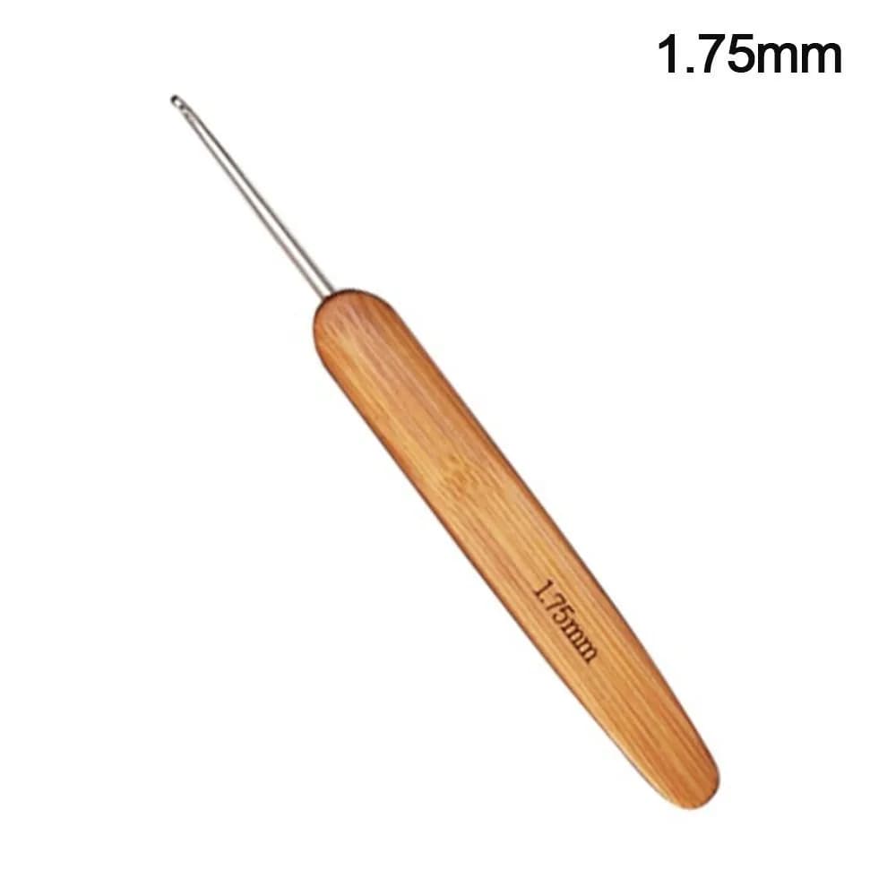 Handicraft Bamboo Wooden Crochet Hooks Small Size Long Knitting Crochet Crocheting Hooks Knitting