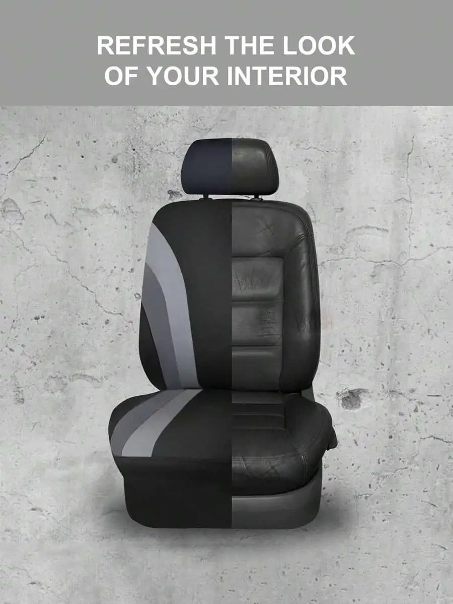 9PCS Universal Car Seat Covers Set For Front Back Seats Airbag Compatible