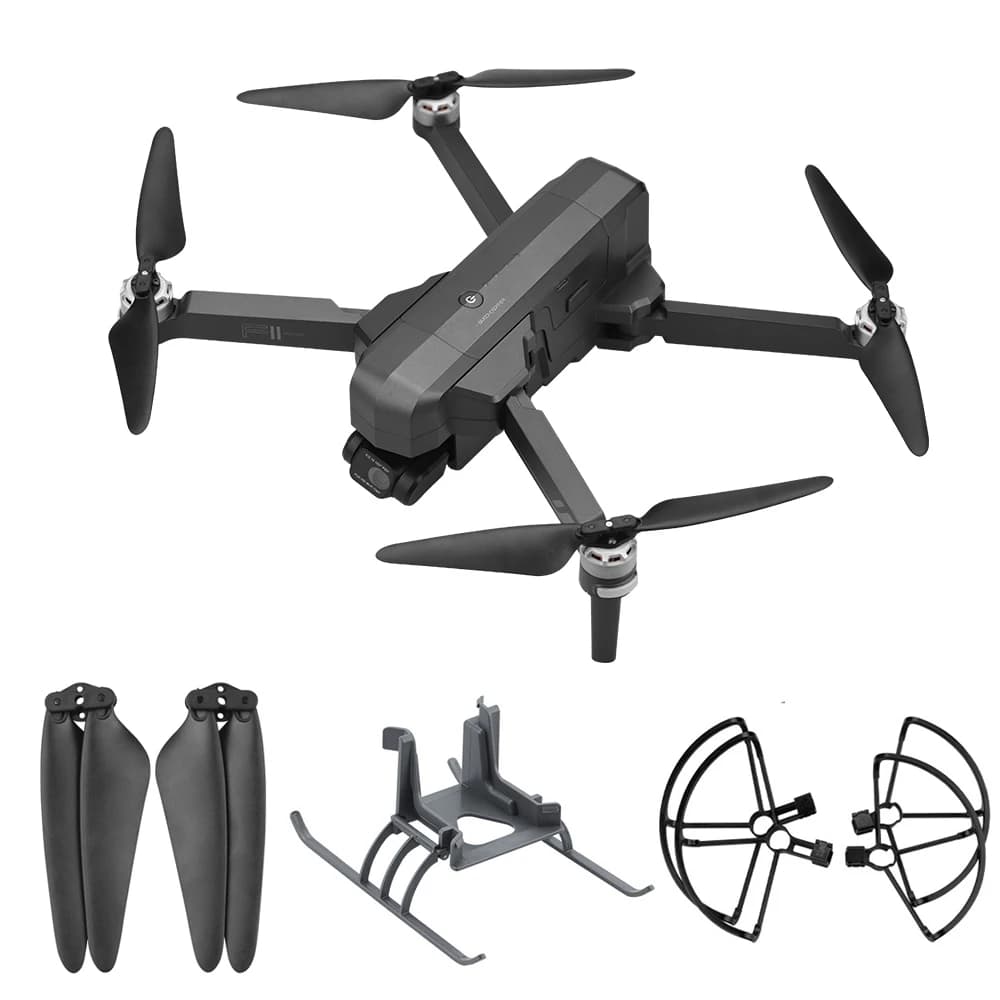 Kit protezione protezione elica per SJRC AF11S F11 PRO Drone lama puntelli ala anello protettivo accessori copertura carrello di atterraggio supporto