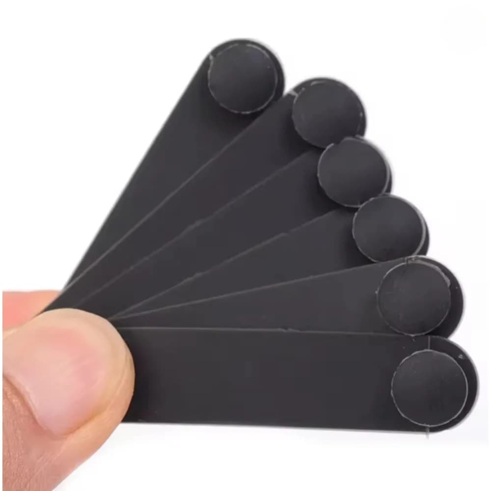6 Pezzi Fascette Elastiche in Gomma per Moto, per Fissaggio Cavi, Cablaggi, Cavi di Alimentazione, Linee Frizione e Freni, Accessori di Fissaggio