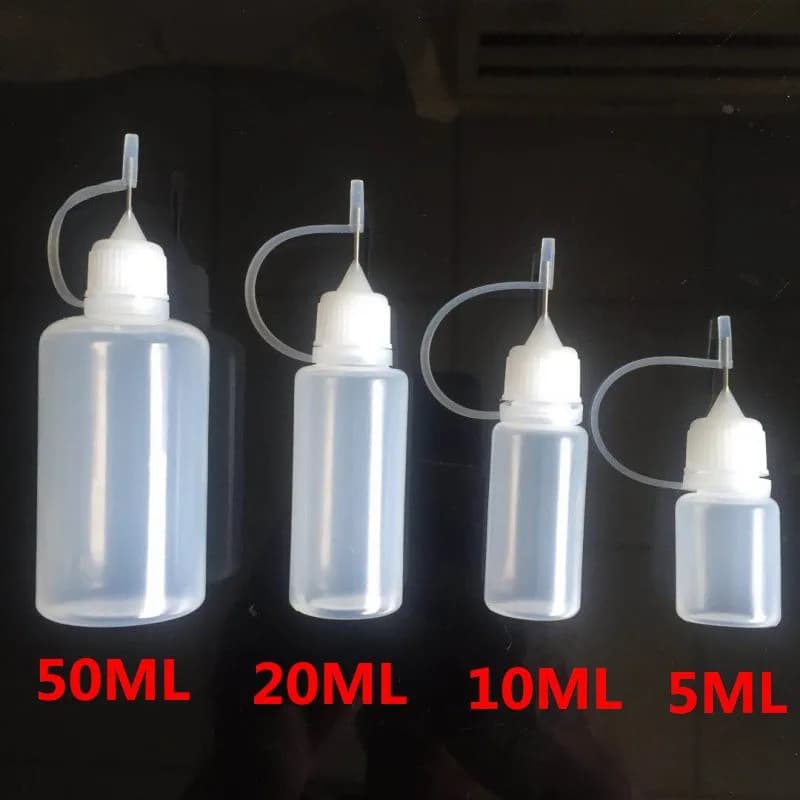 5ml, 10ml, 15ml, 30ml, 50ml, 100ml, 120ml with Rechargeable Counter and Ago Point Caps for Collar