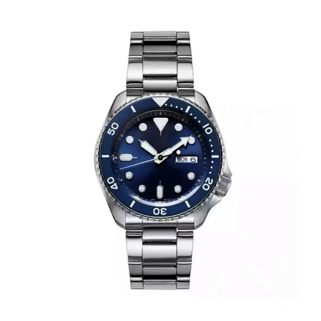 Men's Quartz Watch with Stainless Steel Strap, Bright, With Calendar, Classic Business Style