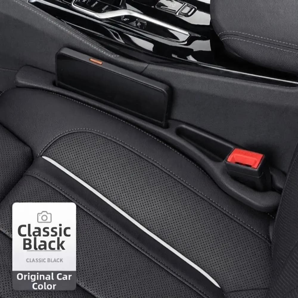 1 Pair 2 In 1 Design Car Seat Gap Filler Leak Proof Universal Fit Seat Gap Organizer Anti-Slip Storage Slot Seat Gap Plug
