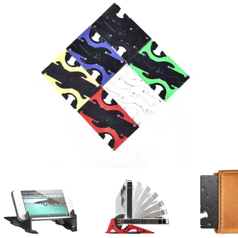 Porta carte portatile Porta cellulare regolabile Porta carte pieghevole Porta carte portatile pigro rimovibile