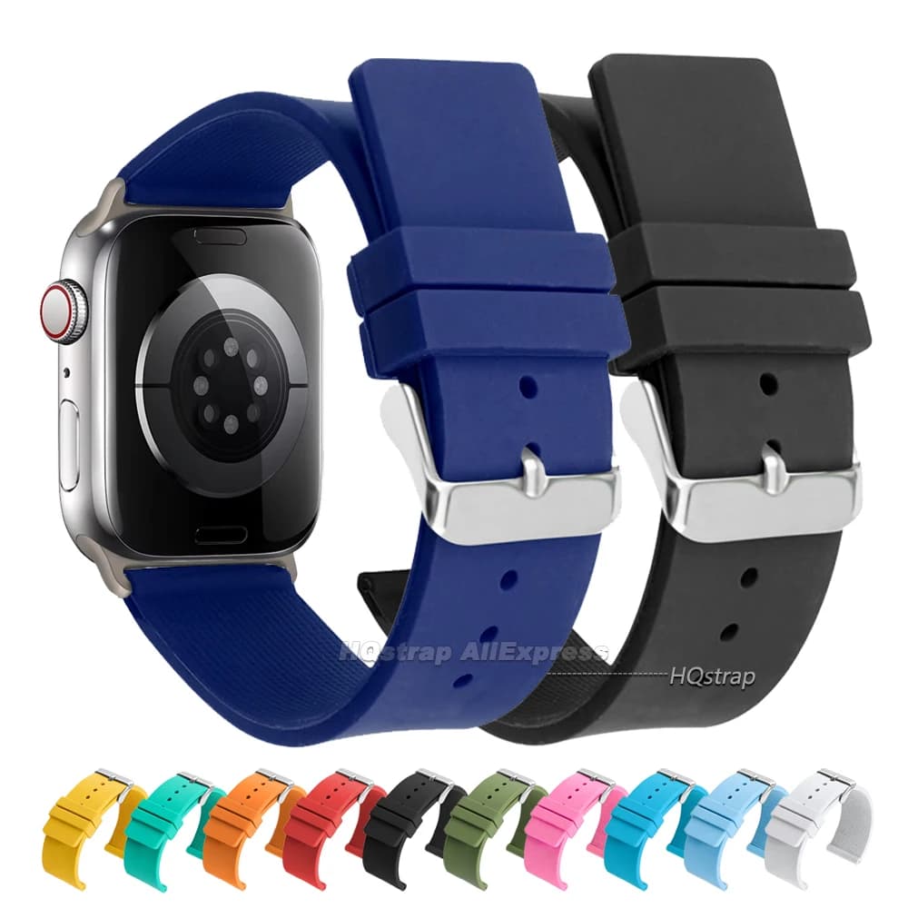 Cinturino in Silicone 12mm 14mm 16mm 18mm 20mm 22mm 24mm per Seiko, Rolex, Omega, Bracciale Universale Impermeabile per Smartwatch