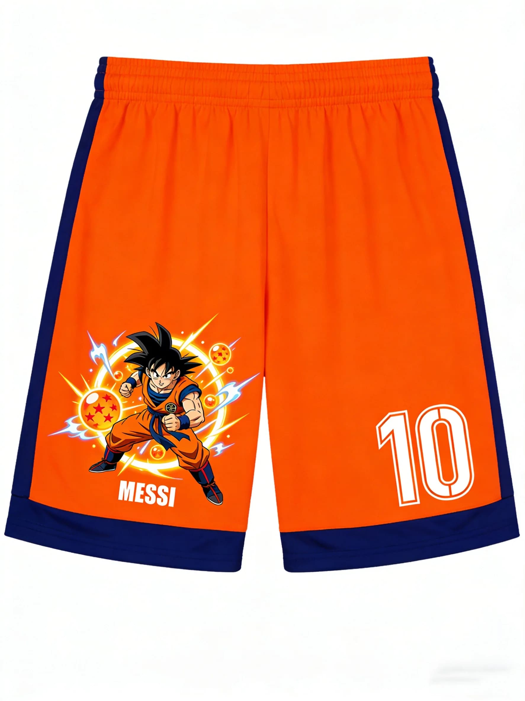 Pantaloni Estivi Dragon Ball Anime MESS 2K da Uomo, Pantaloni Sportivi da Calcio per Esterni, Pantaloni da Spiaggia ad Asciugatura Rapida, Pantaloncini Casual Larghi