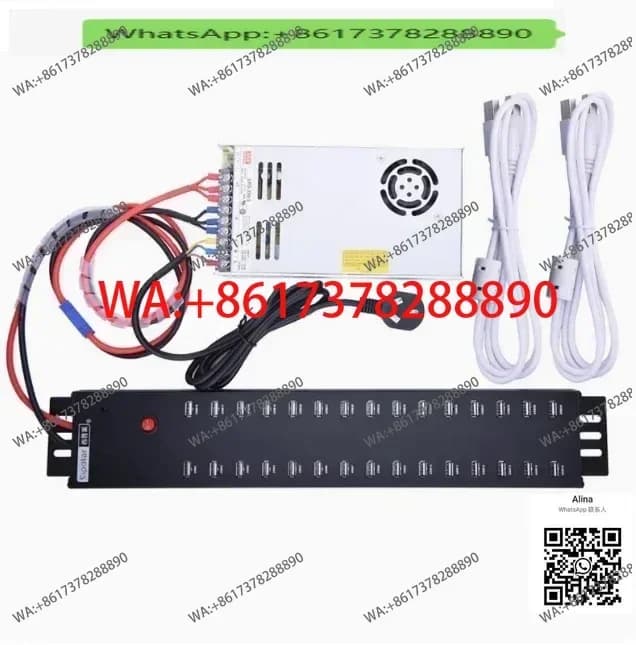 Hub di ricarica per cellulari Sipolar a812 industriale da 300W con 30 porte USB per hardware e software di tablet e computer