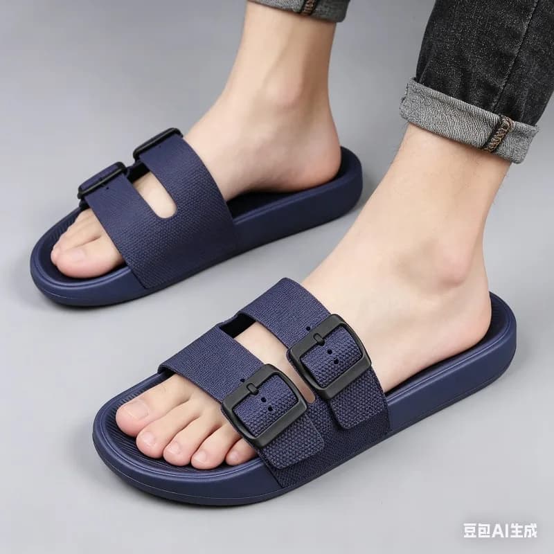 Ciabatte da uomo, antiscivolo, nuovo stile estivo, ciabatte da spiaggia per esterni