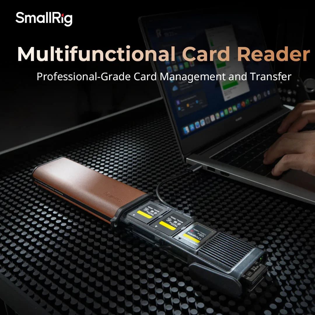 SmallRig Multifunctional Card Reader & Storage Case (CFexpress Type A / CFexpress Type B) High-Speed Transfer 5361/4532