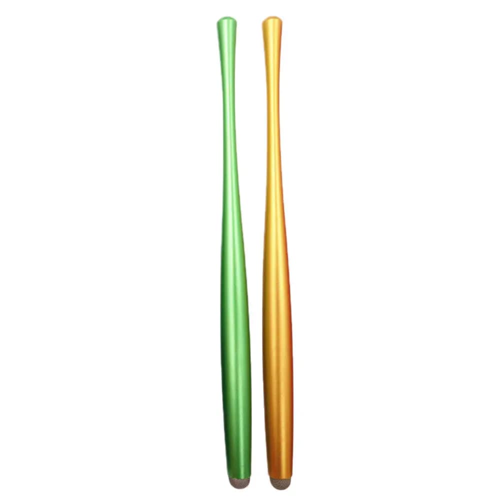 2Pcs Touch Screen Pens Slim Waist Metal Stylus Pen for Tablets Phones Drawing Gaming Note Taking Document Marking
